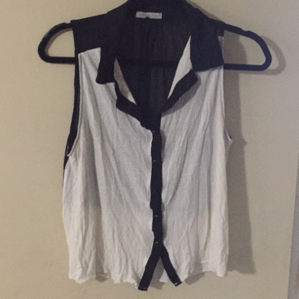 Black and white shirt